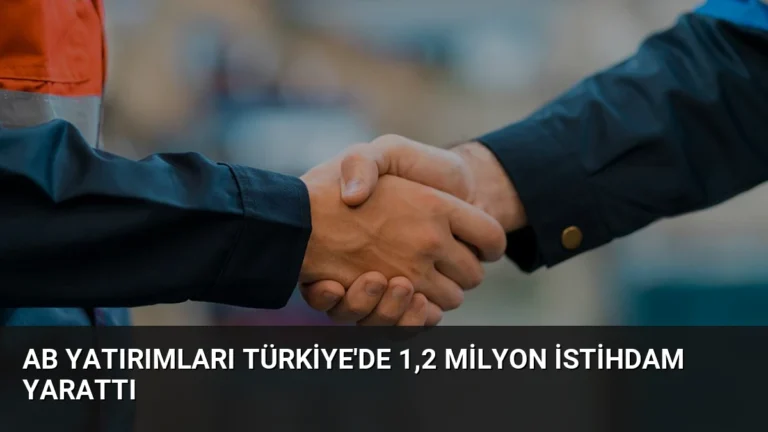 AB Yatırımları Türkiye’de 1,2 Milyon İstihdam Yarattı