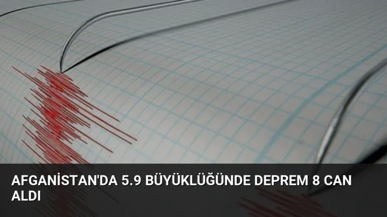 Afganistan’da 5.9 büyüklüğünde deprem 8 can aldı