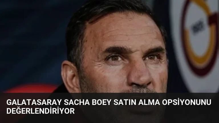 Galatasaray Sacha Boey Satın Alma Opsiyonunu Değerlendiriyor