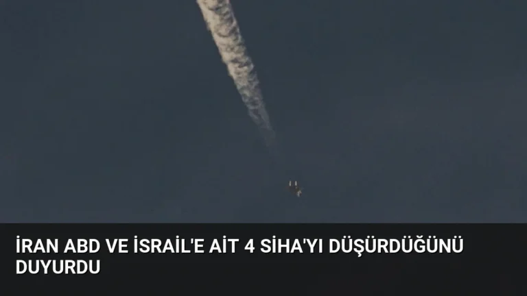 İran ABD ve İsrail’e Ait 4 SİHA’yı Düşürdüğünü Duyurdu