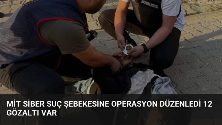 MİT Siber Suç Şebekesine Operasyon Düzenledi 12 Gözaltı Var