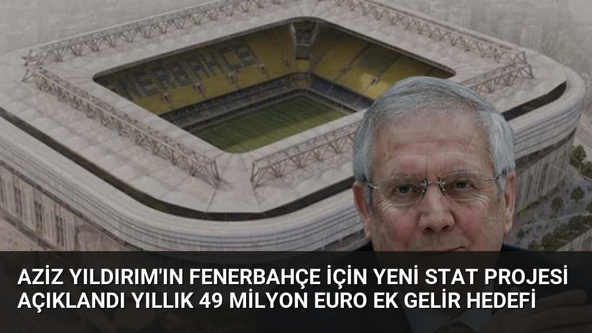 Aziz Yıldırım’ın Fenerbahçe İçin Yeni Stat Projesi Açıklandı Yıllık 49 Milyon Euro Ek Gelir Hedefi