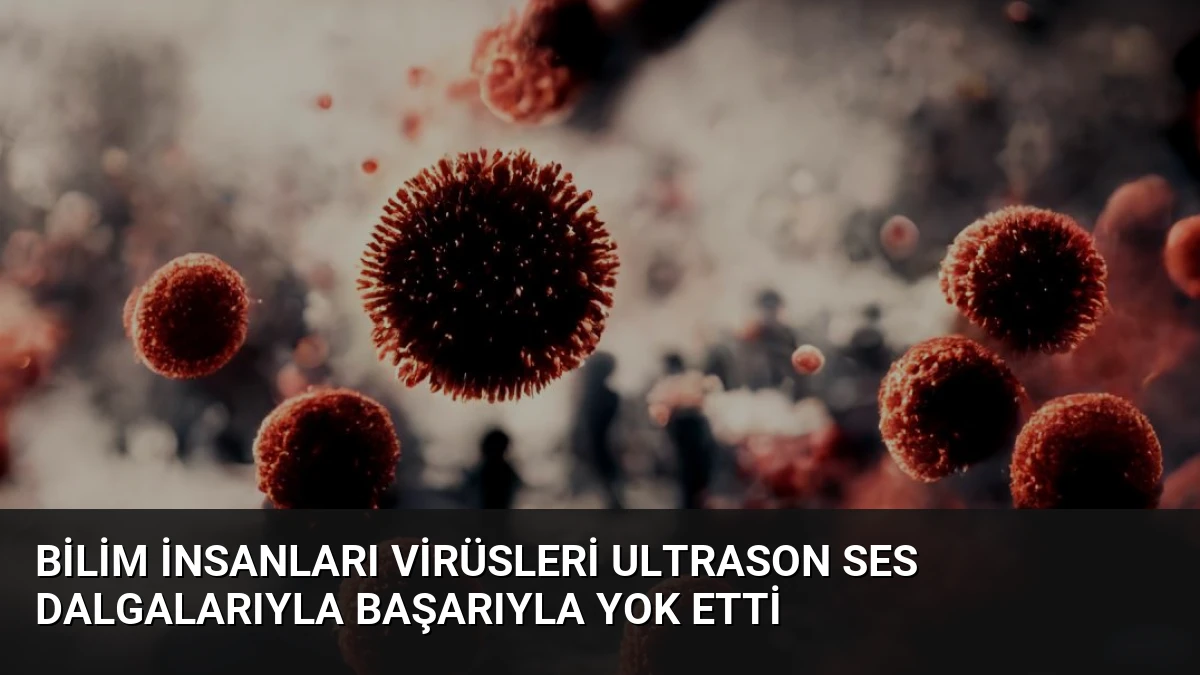 Bilim İnsanları Virüsleri Ultrason Ses Dalgalarıyla Başarıyla Yok Etti
