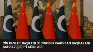 Çin Devlet Başkanı Şi Cinping Pakistan Başbakanı Şahbaz Şerif’i Ağırladı