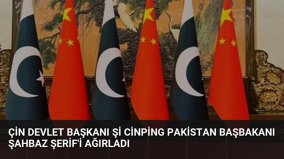Çin Devlet Başkanı Şi Cinping Pakistan Başbakanı Şahbaz Şerif’i Ağırladı