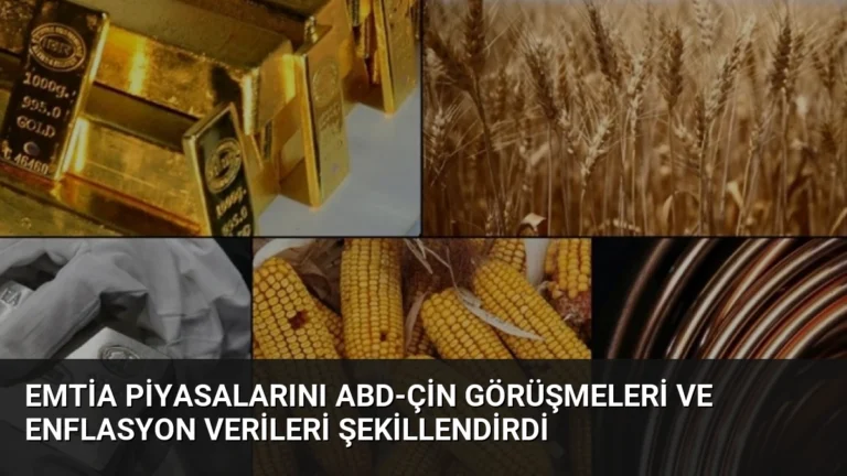 Emtia Piyasalarını ABD-Çin Görüşmeleri ve Enflasyon Verileri Şekillendirdi