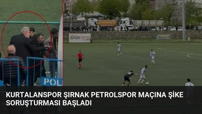 Kurtalanspor Şırnak Petrolspor Maçına Şike Soruşturması Başladı