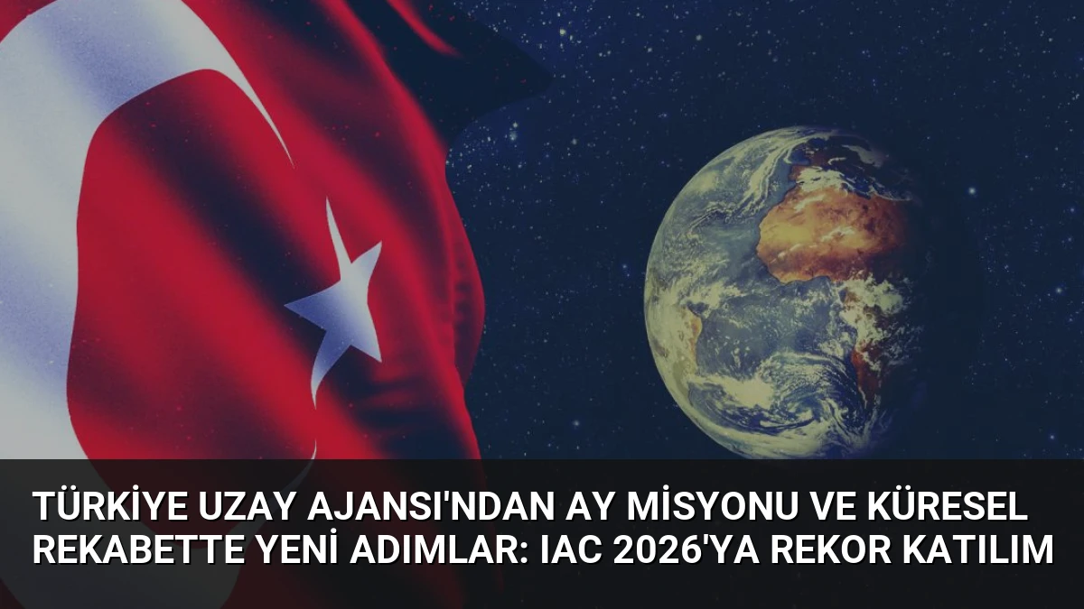 Türkiye Uzay Ajansı’ndan Ay Misyonu ve Küresel Rekabette Yeni Adımlar: IAC 2026’ya Rekor Katılım