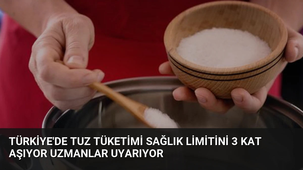 Türkiye’de Tuz Tüketimi Sağlık Limitini 3 Kat Aşıyor Uzmanlar Uyarıyor
