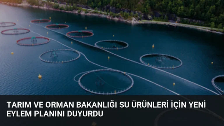Tarım ve Orman Bakanlığı Su Ürünleri İçin Yeni Eylem Planını Duyurdu