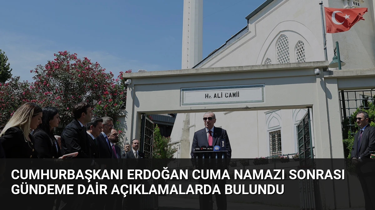 Cumhurbaşkanı Erdoğan Cuma Namazı Sonrası Gündeme Dair Açıklamalarda Bulundu