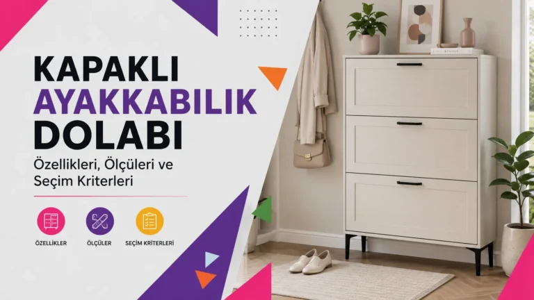 Kapaklı Ayakkabılık Dolabı: Özellikleri, Ölçüleri ve Seçim Kriterleri
