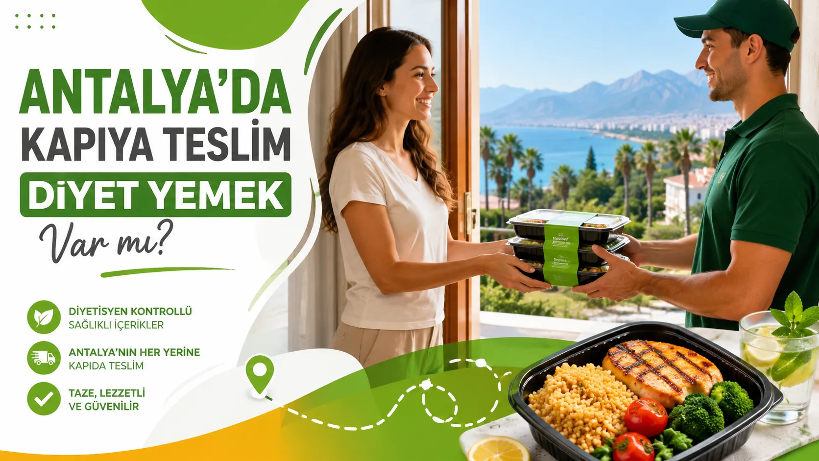 Antalya’da Kapıya Teslim Diyet Yemek Var mı?