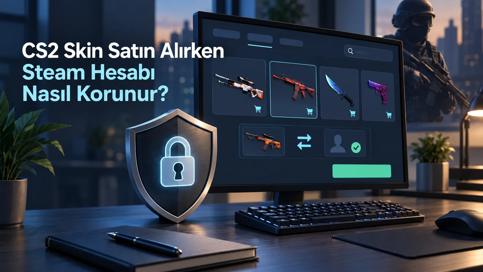CS2 Skin Satın Alırken Steam Hesabı Nasıl Korunur?