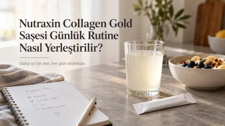 Nutraxin Collagen Gold Saşesi Günlük Rutine Nasıl Yerleştirilir?