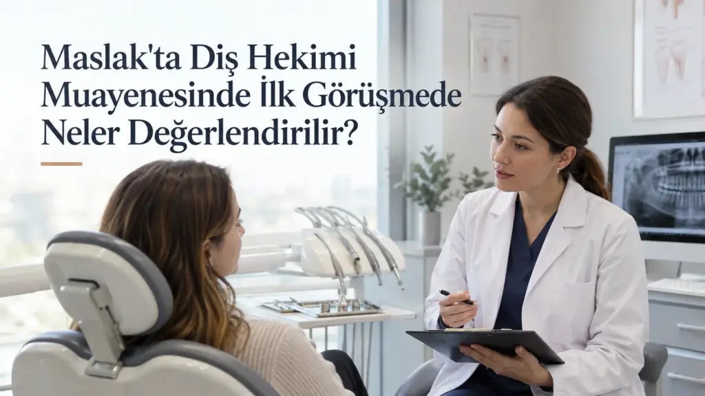 Maslak'ta Diş Hekimi Muayenesinde İlk Görüşmede Neler Değerlendirilir?