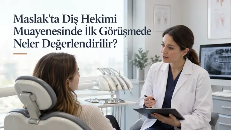 Maslak'ta Diş Hekimi Muayenesinde İlk Görüşmede Neler Değerlendirilir?