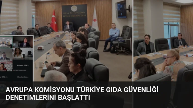 Avrupa Komisyonu Türkiye Gıda Güvenliği Denetimlerini Başlattı