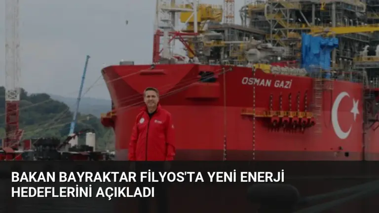 Bakan Bayraktar Filyos’ta Yeni Enerji Hedeflerini Açıkladı